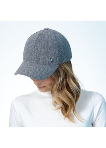 Бейсболка з регулятором жіноча вовна сіра ЕМІЛІЯ LuckyLOOK 564-206 (322790276)