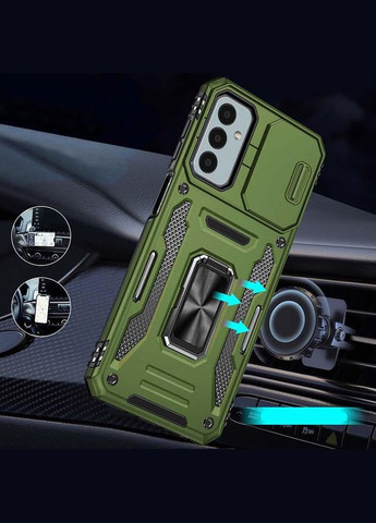 Ударостійкий чохол Camshield Army Ring для Samsung Galaxy A26 5G Army Green No Brand (344465202)