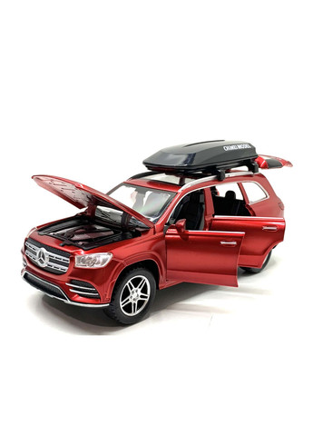 Машина Автосвіт Mercedes gls інерційна відчиняються двері капот багажник 17см Червона (AP-1813) No Brand (302215517)