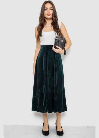 Спідниця оксамитова годе, колір бордовий, 167R375 Ager (333143107)