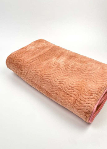 Homedec полотенце банное большое микрофибра 170х90 см однотонный персиковый производство - Турция