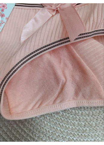 Труси підліткові на дівчинку, в рубчик з бантиком, Kokowei (365065676)