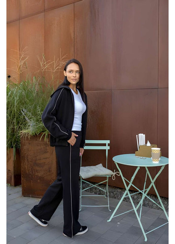 Жіночий спортивний костюм тринитка петля з капюшоном, костюм штани + коф... Україна (355059420)