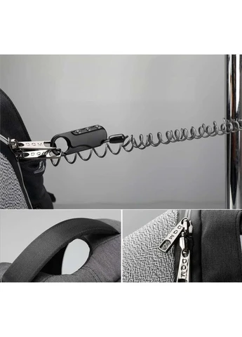 Рюкзак 15.6" Black Grey Tigernu D-83351 (388345888)