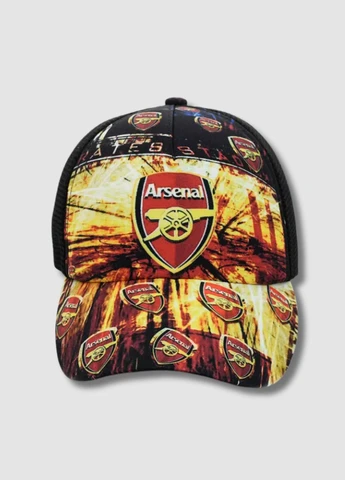 Летняя кепка с сеткой Арсенал / Arsenal No Brand Кепка із сіткою та принтом (382639605)