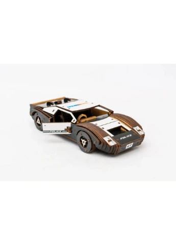Оригинал! Деревянный 3D конструктор Fast car Gt Puz-26916, 164 детали PuzzleOK (397585456)