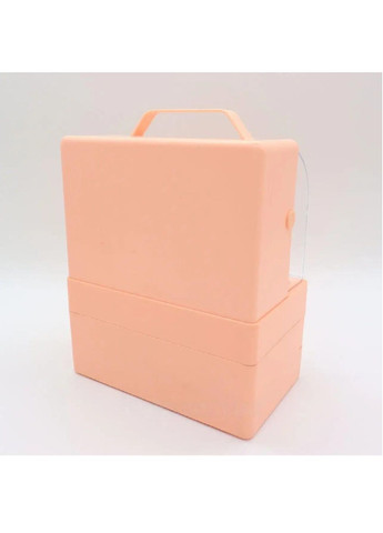 Органайзер бокс кейс пластиковый для хранения косметики 4 секции с зеркалом 34.7х26.5х18.2 см (476730-Prob) Розовый Unbranded (289458316)