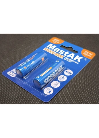Аккумулятор АА 1,2V 2700mAh (2шт.) Mastak (391023256)