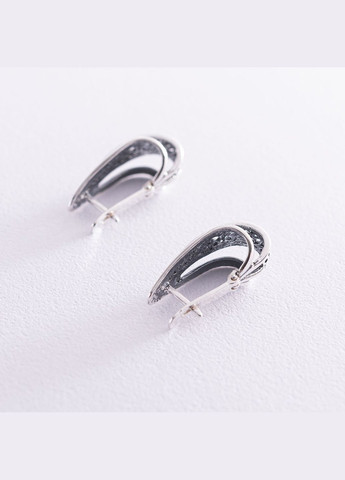 Срібні сережки 12211 Oniks (264393027)