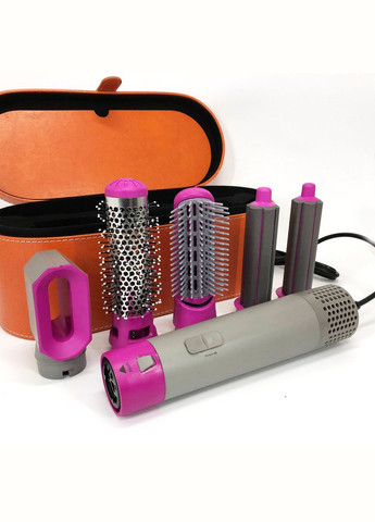 Стайлер для волосся 5 в 1 + кейс чохол багатофункціональний для всіх типів волосся No Brand (325686418)