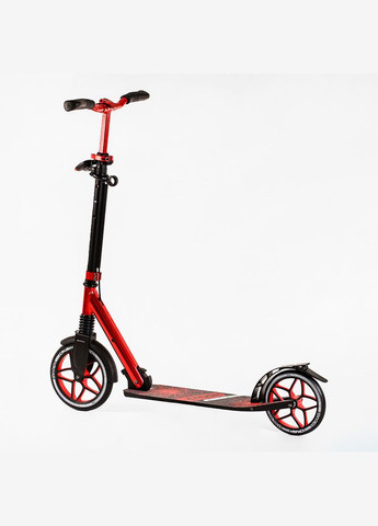 Двоколісний самокат "Crush". PU колеса, алюміній, фара, амортизатор. Red (116955) Skyper (340908522)