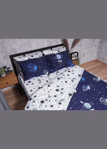 Комплект постельного белья Ranforce Elite «» полуторный 143х210 наволочки 2х70х70 (MS-820001720) Moon&Star cosmos (285718145)