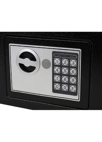 Меблевий металевий домашній сейф з ключами кодом електронним замком світловим звуковим сигналом 23x17x17,5 см (481478-Prob) Unbranded (362144908)