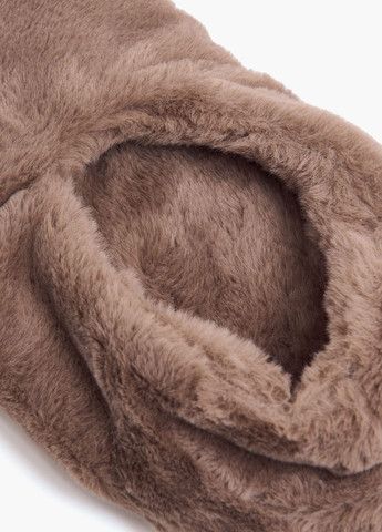 Коричневые женские тапочки memory foam slipper socks с памятью формы графитовый (7971) Primark