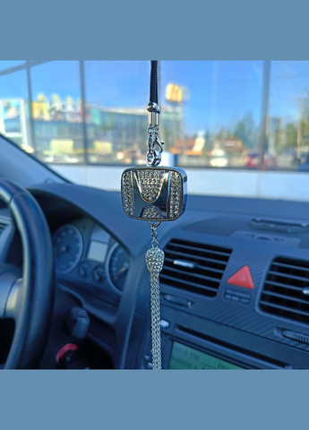 Ароматизатор підвіска зі стразами в авто, підвіска на дзеркало с логотипом авто. Honda (303924541)
