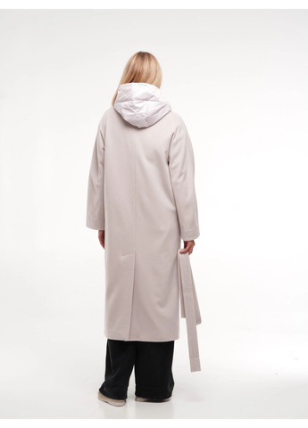 Серо-бежевое демисезонное Пальто Серо-бежевое Esmeralda