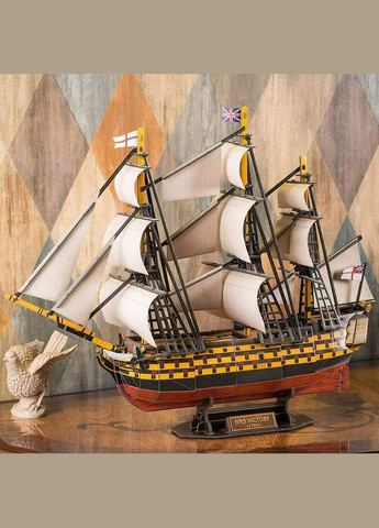 3D Пазл HMS Victory, 189 елементів CubicFun T4019h (336492412)