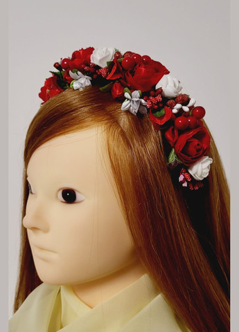 Венчик-обруч на голову ручной работы Розовый красный Hand Made (317257055)