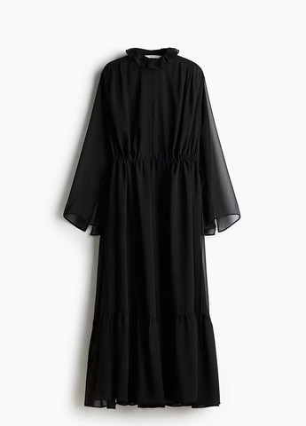 Черное праздничный платье H&M однотонное