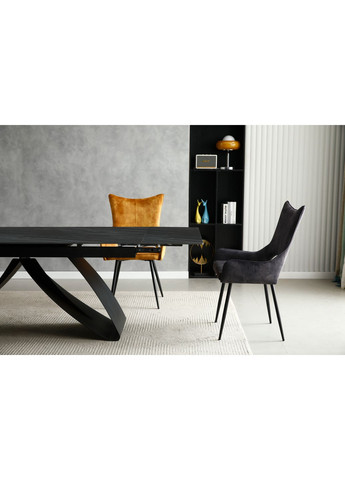 Стол раскладной керамический WILLIAM CERAMIC 180(260)*90 Песчаный камень / каркас Intarsio (372178945)