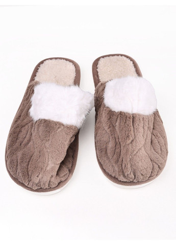 Коричневые тапочки женские Lumo