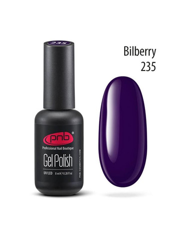 Гель-лак 235 Bilberry (Черничний), 8 мл PNB (351582030)