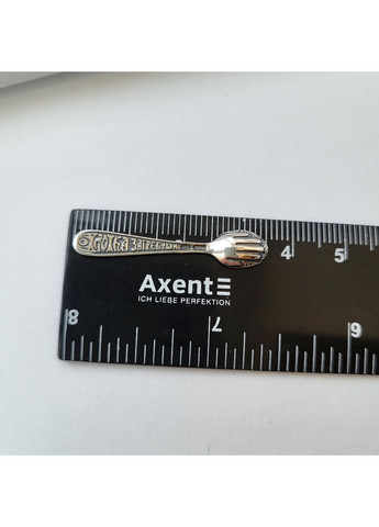 Серебряный сувенир Ложка Загребушка черненое серебро 925 пробы 9060ч 1.10г Nobrand (369974947)