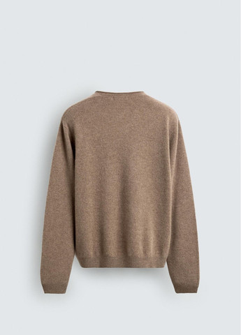 Темно-бежевый демисезонный свитер Zara