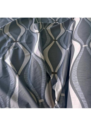 Постільна білизна Сіра хвиля Сатин Євро на резинці 560704-7 MERISET (363131737)