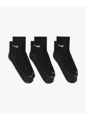 Шкарпетки U Everyday Max Cush Ankle (3 пари) Black SX5549-010 Nike (397853145)