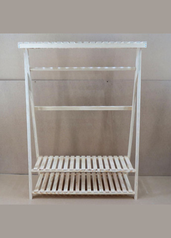 Стійка вішалка для одягу з дерева Шумен 100 бланже (СВГ-100701) No Brand (328076349)