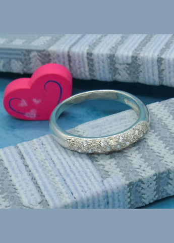 Серебряное кольцо дорожка "Блеск" 19 No Brand (350667264)