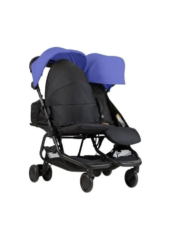 Прогулочная коляска для двойни Nano Duo blue, 9420015762617 Mountain buggy (380163565)