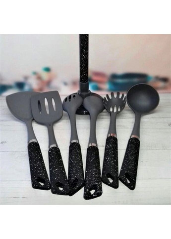 Набір кухонного приладдя EB-3605-Black 7 предметів чорний Edenberg (335715135)