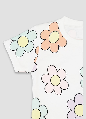 Бузковий літній костюм з шортами для дівчинки колір бузковий цб-00249601 Baby Go