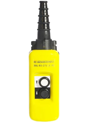 Тельферний пост XAL-B3-271, IP65, 2 кнопки, ударостійкий, Аско-Укрем (386198080)