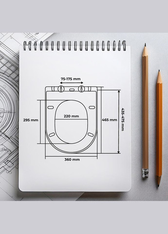 Кришка для унітазу Zumba, AWD02181691 AWD Interior (315347881)