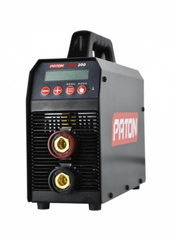 Сварочный инверторный аппарат PRO-200 (6.1 кВА, 200 А) ручная дуговая + кейс (22078) Патон (295038611)