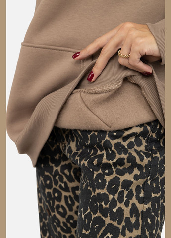 Жіночий худі колір коричневий CB-00262868 Yuki (309000555)