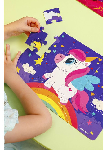 Картонные пазлы - Единорог Roter Kafer цвет разноцветный ЦБ-00283634 Vladi toys (354180353)