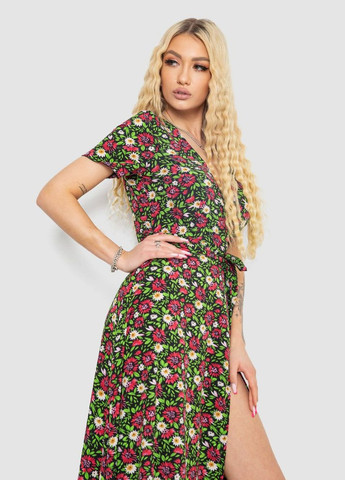 Сарафан із квітковим принтом на запах Ager 241R177 (328921687)