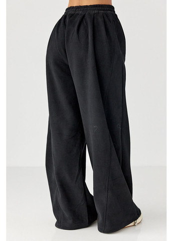 Женские теплые спортивные штаны палаццо - кремовый цвет Lurex (364967768)