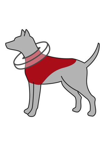 Захисний комір надувний для собак S 24–31 см х 9,5 см блакитний Trixie (331859487)