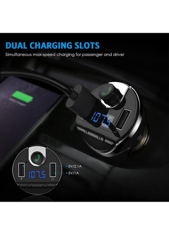 FM трансмиттер для автомобиля Criacr Bluetooth USB No Brand (354828944)