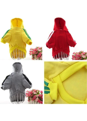 Толстовка для собак однотонна Pet Style "Спорт" Сіра 5XL No Brand - (323231676)