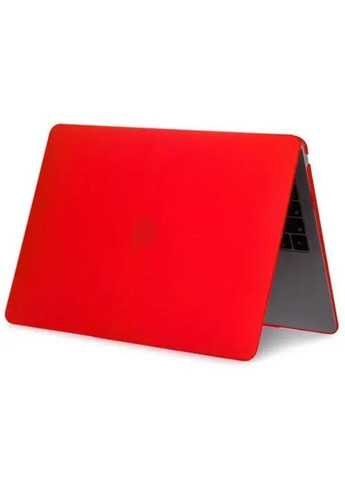 Чохол-накладка для MacBook Air M1 13,3" (A1932 / A2179 / A2337) Red matte матовий надтонкий пластик Hardshell (369511597)