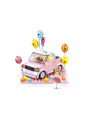 Конструктор Машина розовая (M38-B1086) Sluban (346998915)