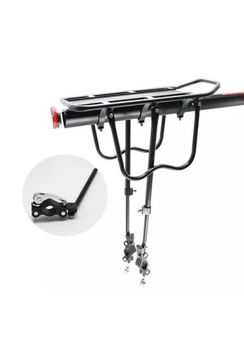 Багажник велосипедный 24"-29" (дисковые тормоза и вибрейк) консольный, усиленный с бортами No Brand (322650581)