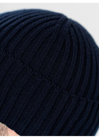 Класична зимова чоловіча шапка 1х1 No Brand Чоловіча зимова шапка (362556515)