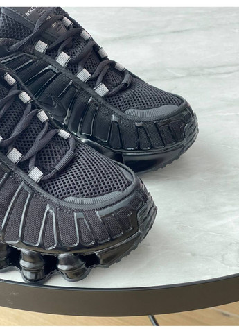 Кроссовки женские и мужские Nike Shox TL Black | Найк Шокс ТЛ черные No Brand чёрные демисезоны (362085058)